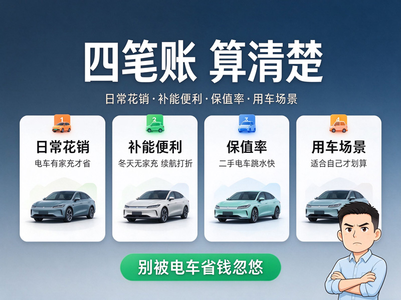 石家庄恒恩二手车 | 石家庄家用车，二手油车还是电车？老陈算笔实在账