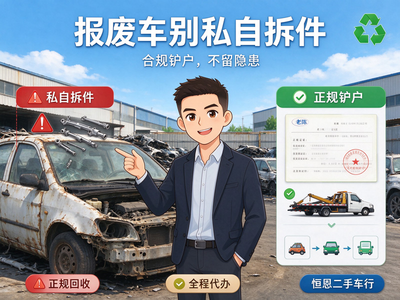 石家庄车主注意：报废车私自拆件售卖隐患大，别为小钱惹大麻烦