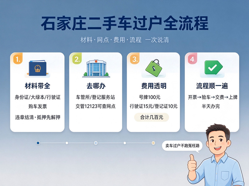 石家庄恒恩二手车 | 卖了车不过户，这三笔账你迟早要还