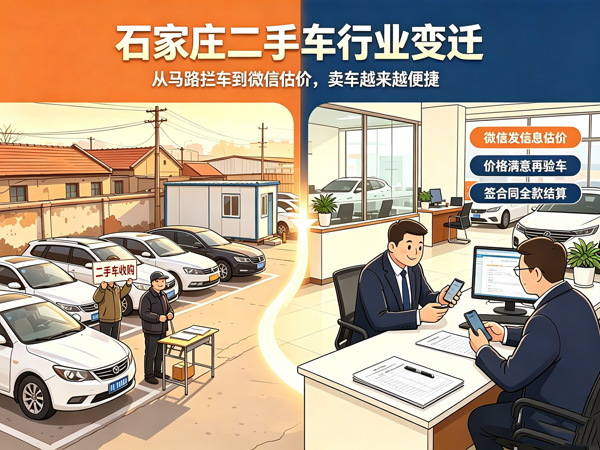 石家庄恒恩二手车 | 别再傻傻跑市场卖车！石家庄老车行揭秘二手车行业变化发展史