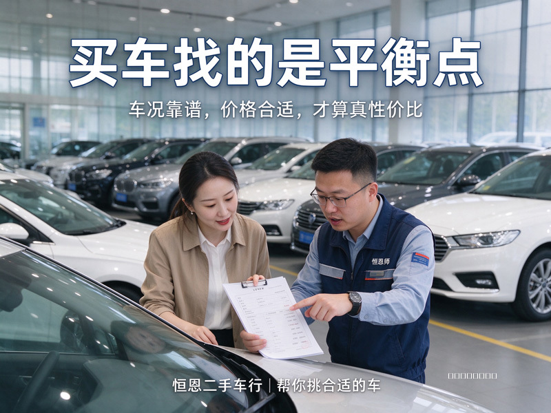 石家庄恒恩二手车 | 石家庄买二手车避坑指南：不追最低价，只选物有所值的好车